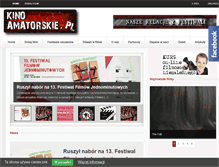 Tablet Screenshot of kinoamatorskie.pl